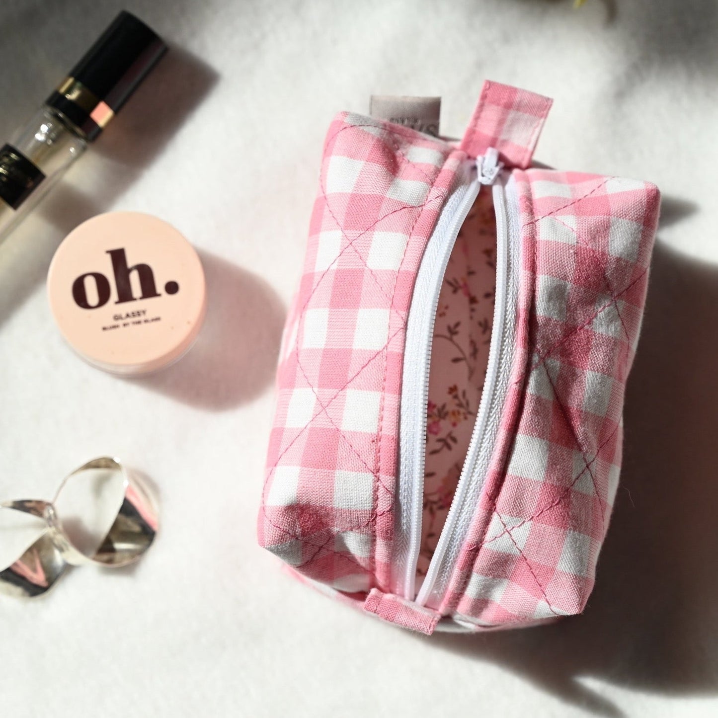 Dream Beauty Case - Gingham Saide Milano