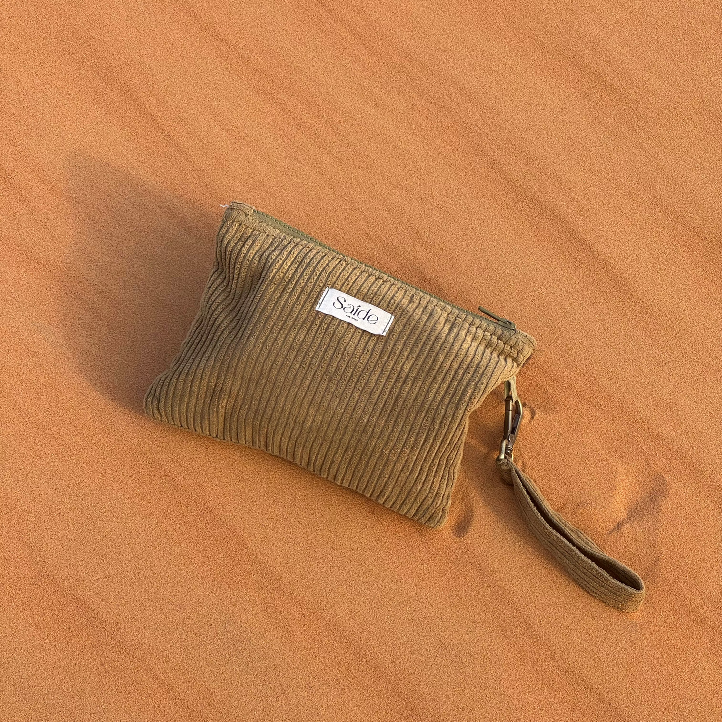 Flat Pouch personalizzata scritta