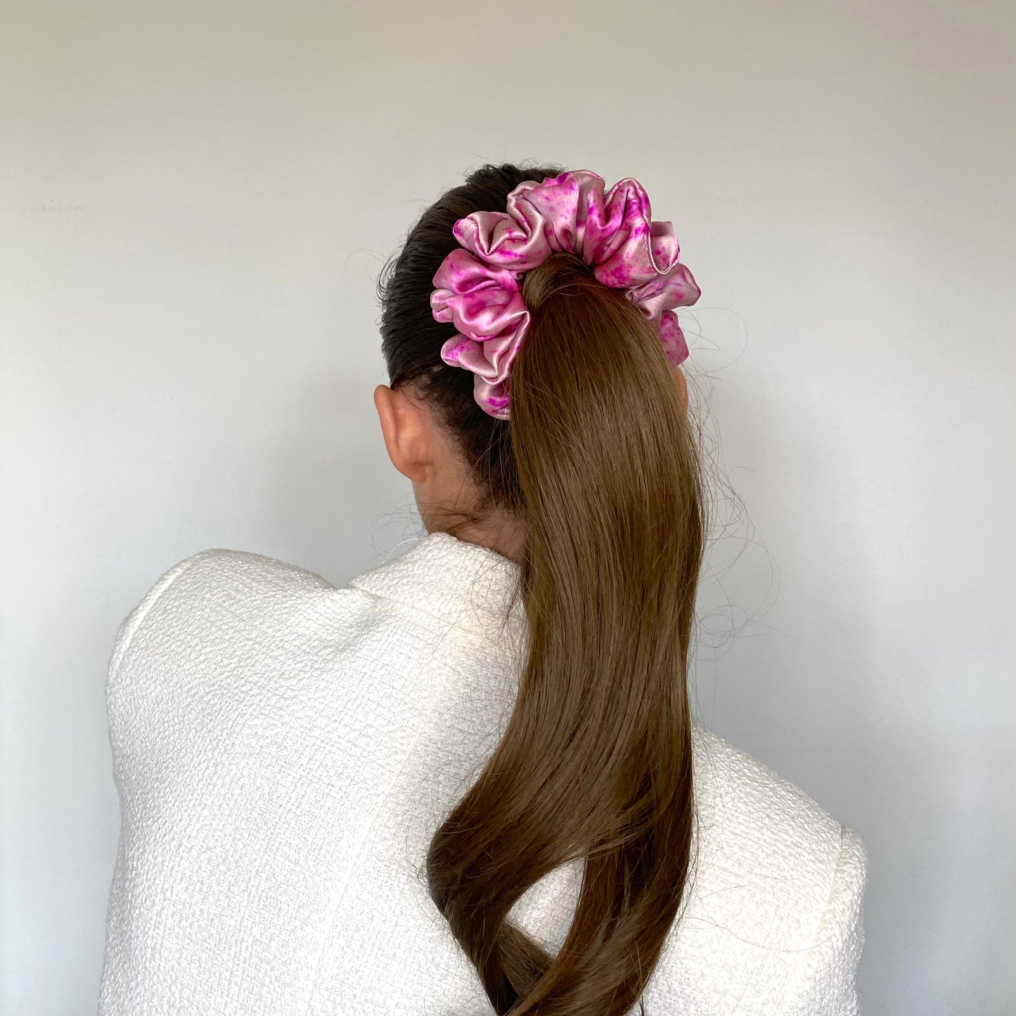 Raspberry Scrunchie