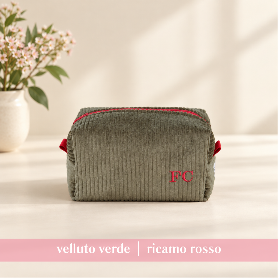 Beauty Case personalizzato scritte