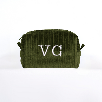 Beauty Case - Velluto + iniziali MAXI