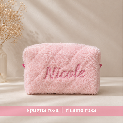 Beauty Case personalizzato scritte