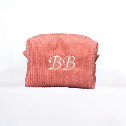 Beauty Case - Velluto + iniziali MAXI