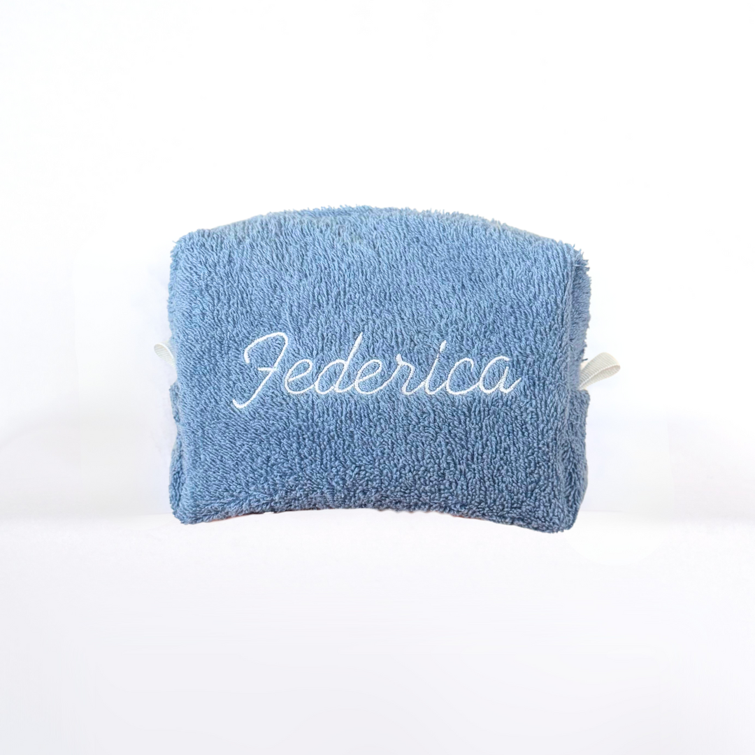 Beauty Case - Spugna + iniziali MAXI