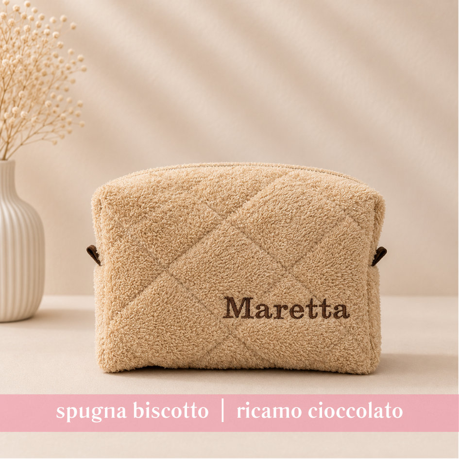 Beauty Case personalizzato scritte