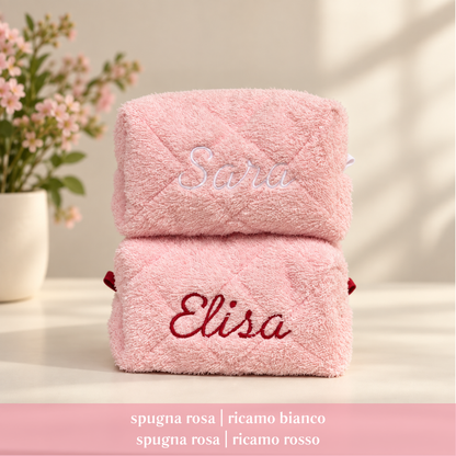Beauty Case personalizzato scritte