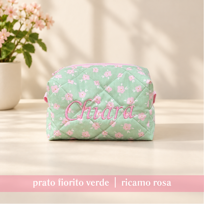 Beauty Case personalizzato scritte