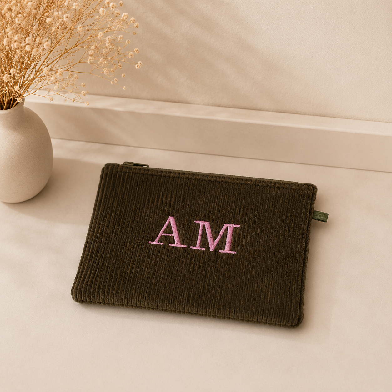 Flat Pouch personalizzata scritta
