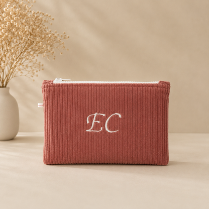 Flat Pouch personalizzata scritta