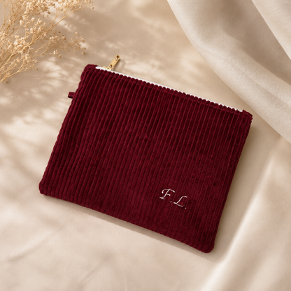 Flat Pouch personalizzata scritta