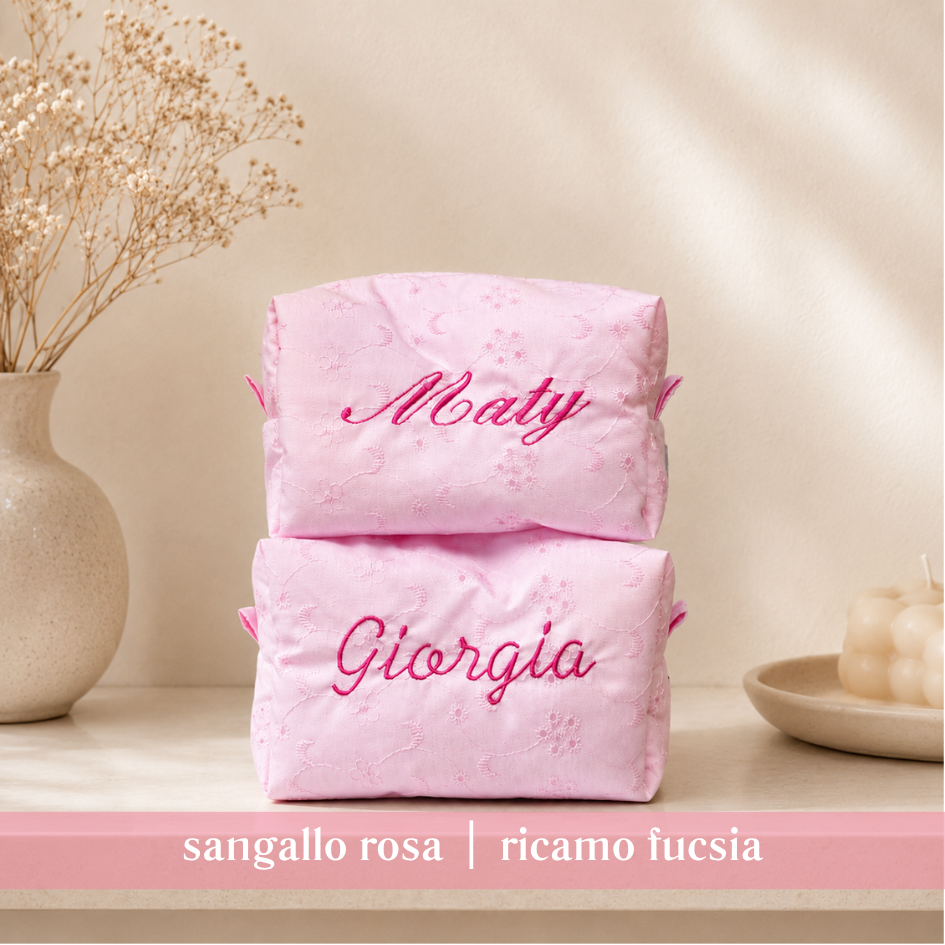 Beauty Case personalizzato scritte