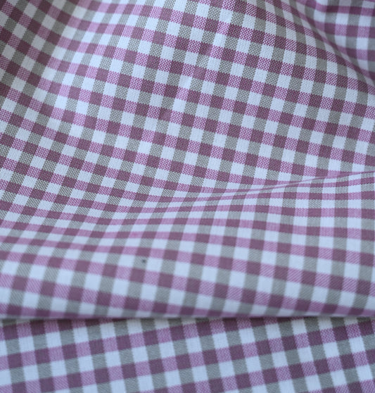 Gingham Viola/Beige
