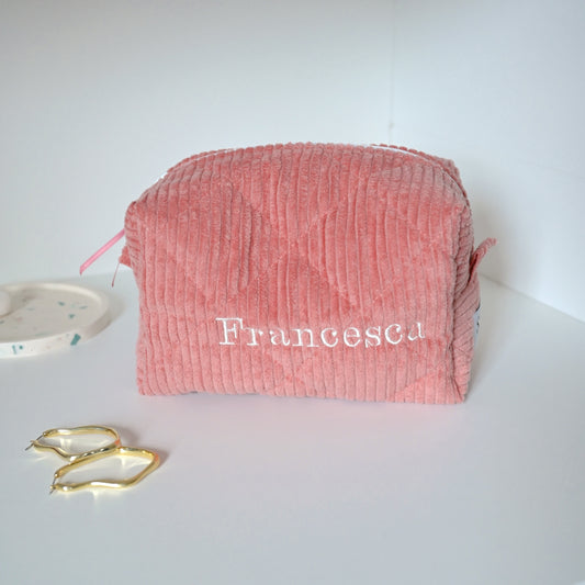 Beauty Case - Velluto + nome