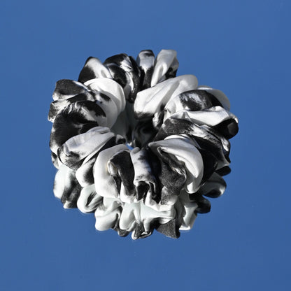 Flower Scrunchie - Anemone bianco Saide Milano