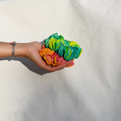 Flower Scrunchie - Crisantemo Saide Milano