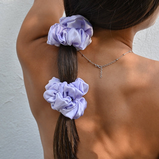 Flower Scrunchie - Glicine Saide Milano
