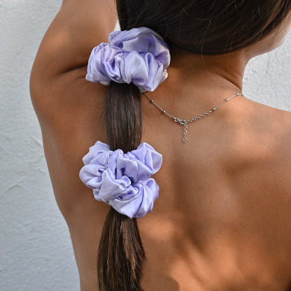 Flower Scrunchie - Glicine Saide Milano
