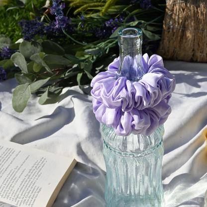 Flower Scrunchie - Glicine Saide Milano