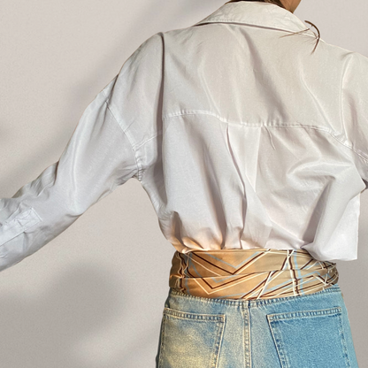 Foulard Square | 90cm - Cappuccino Saide Milano