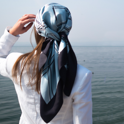 Foulard Square | 90cm - Sky Saide Milano