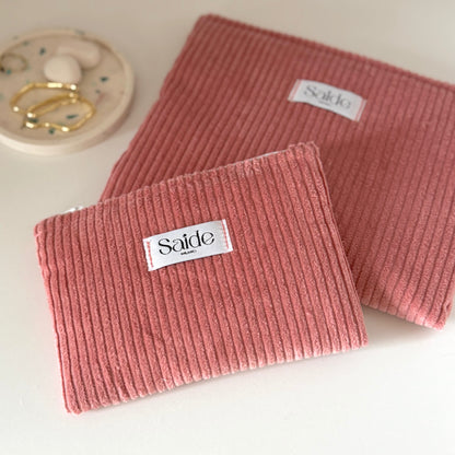 Flat Pouch Velluto + iniziale MAXI