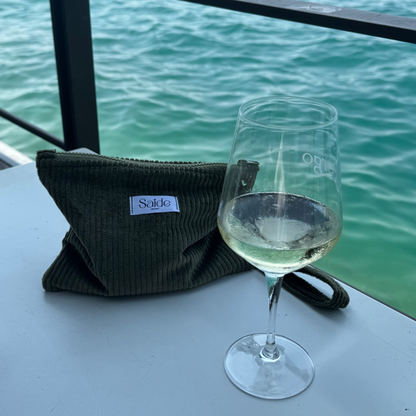 Flat Pouch Velluto + iniziale MAXI