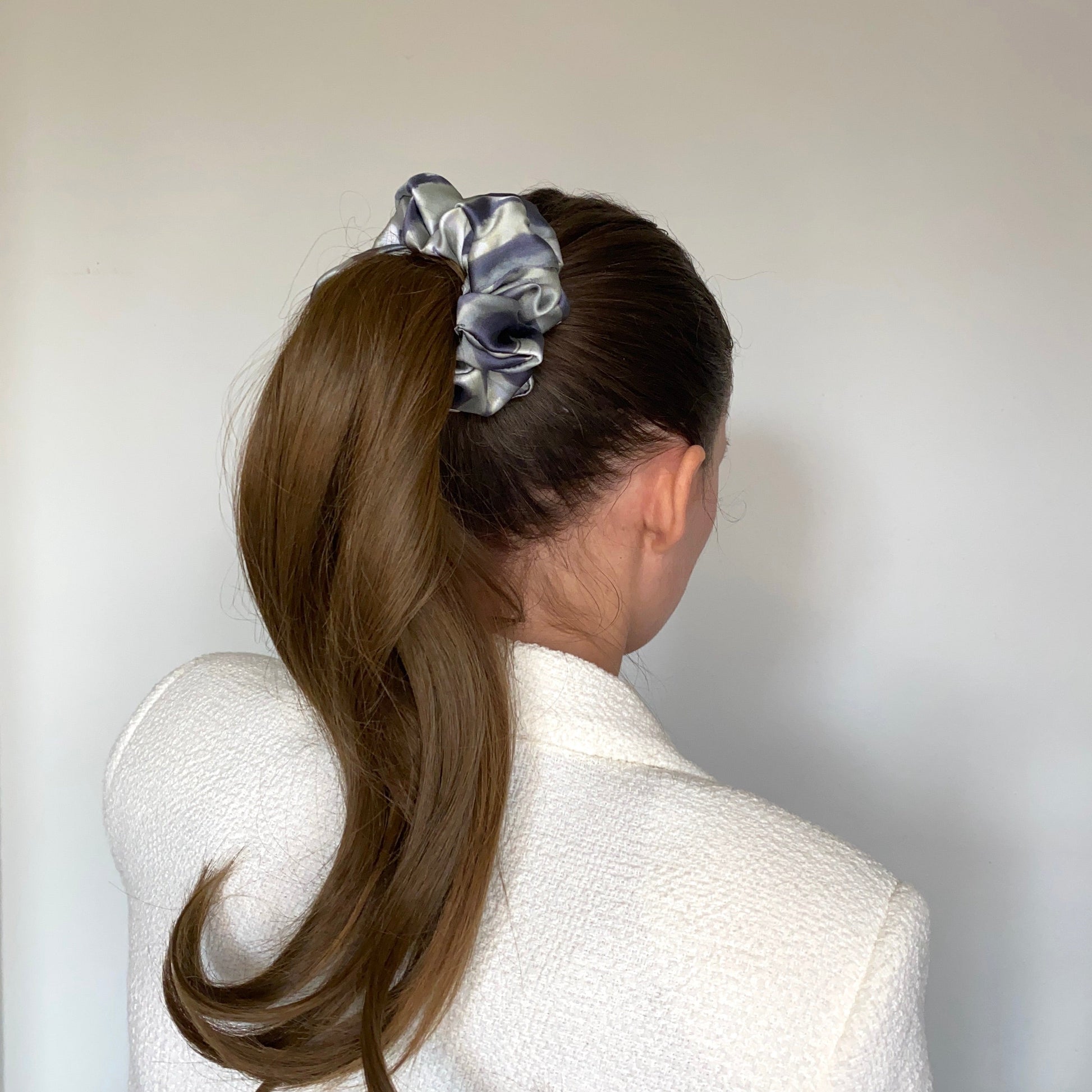 Scrunchie Verde Militare Saide Milano