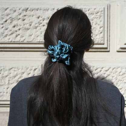 Scrunchie - Verde Petrolio Saide Milano