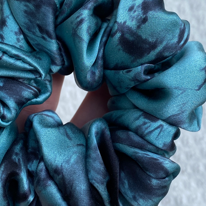 Scrunchie - Verde Petrolio Saide Milano