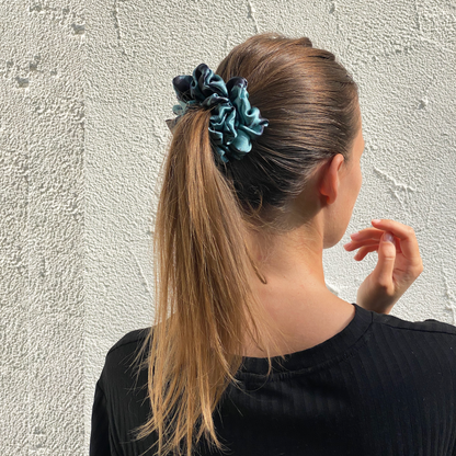 Scrunchie - Verde Petrolio Saide Milano