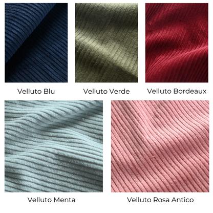 Flat Pouch Velluto + iniziale MAXI