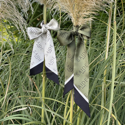 Twilly Monogram - Olive green Saide Milano