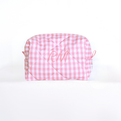 Beauty Case - Quadretti + iniziali MAXI