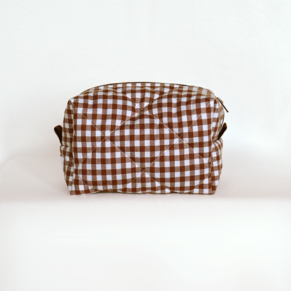 Beauty Case - Quadretti + iniziali mini