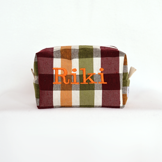 Beauty Case - Quadrettoni + iniziali mini