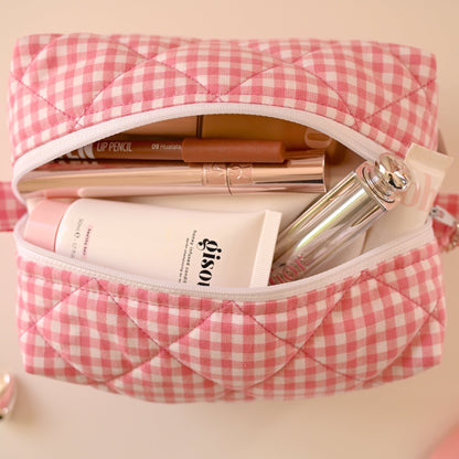 Beauty Case - Gingham 0.5cm