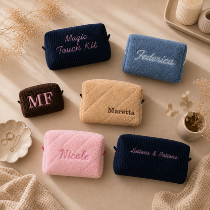 Beauty Case personalizzato scritte