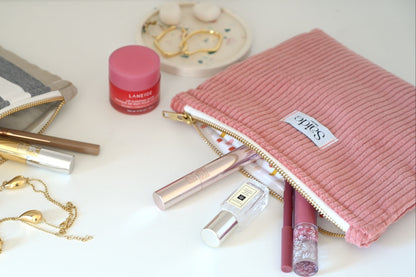 Flat Pouch Velluto + iniziale MAXI