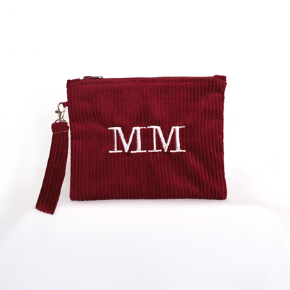 Flat Pouch Velluto + iniziale MAXI