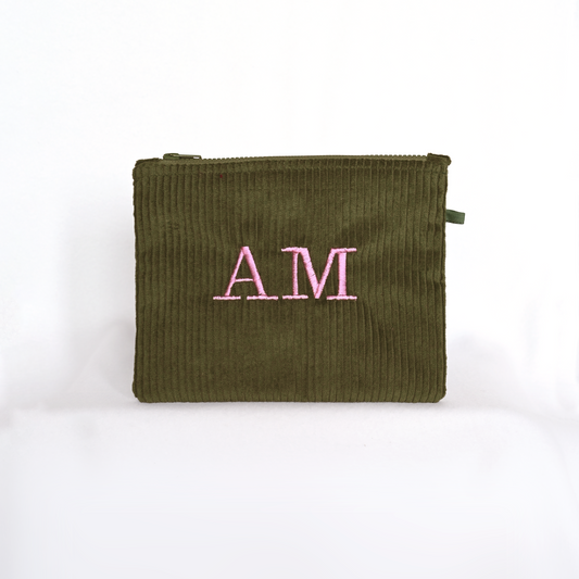 Flat Pouch Velluto + iniziale MAXI