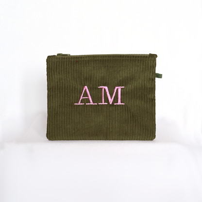 Flat Pouch Velluto + iniziale MAXI