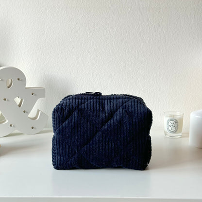 Beauty Case - Velluto + iniziali mini