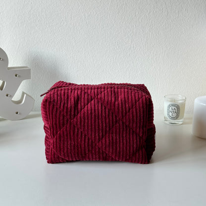 Beauty Case - Velluto + iniziali mini